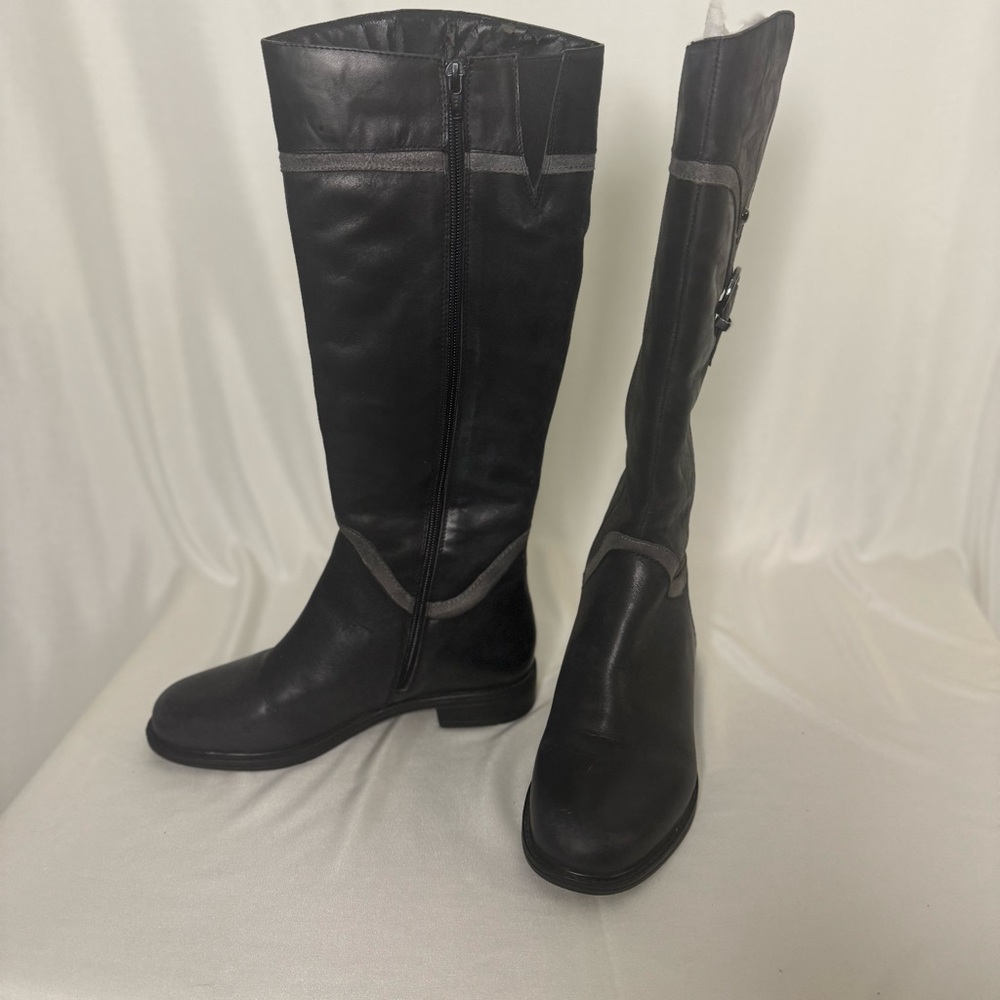 David Tate Knee High Riding Boots - Picture 4 of 10